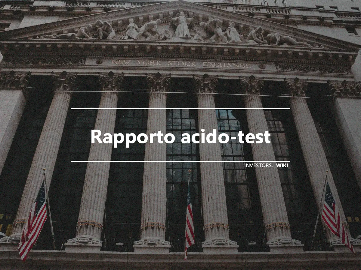 Rapporto acido-test