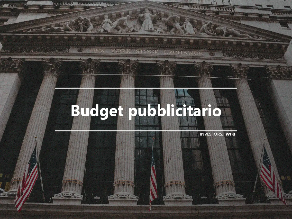 Budget pubblicitario