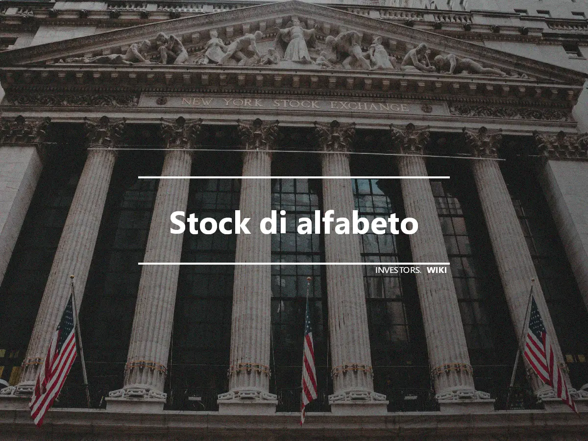 Stock di alfabeto