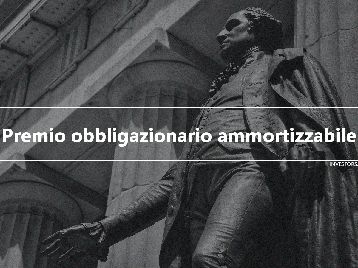 Premio obbligazionario ammortizzabile