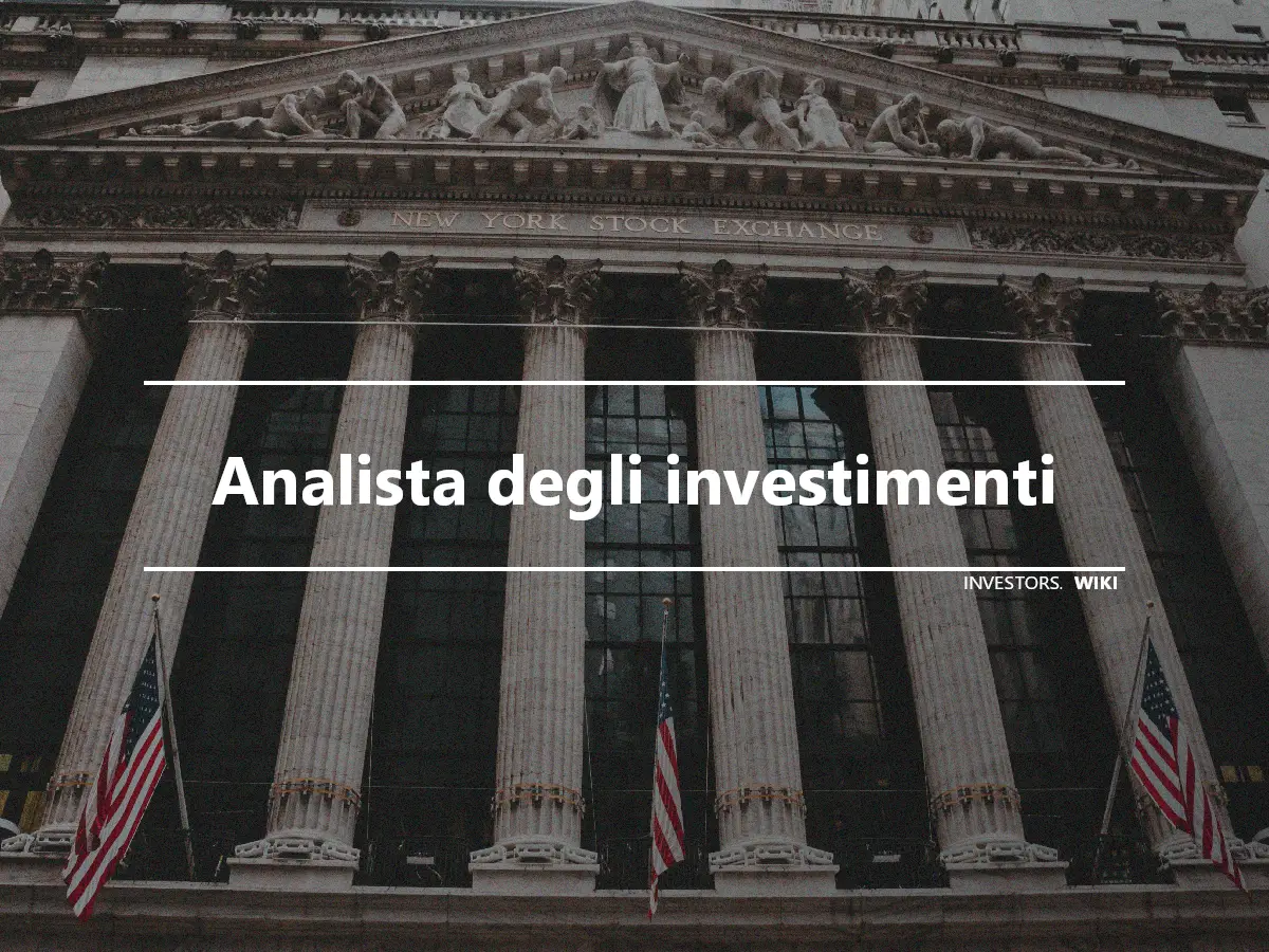 Analista degli investimenti