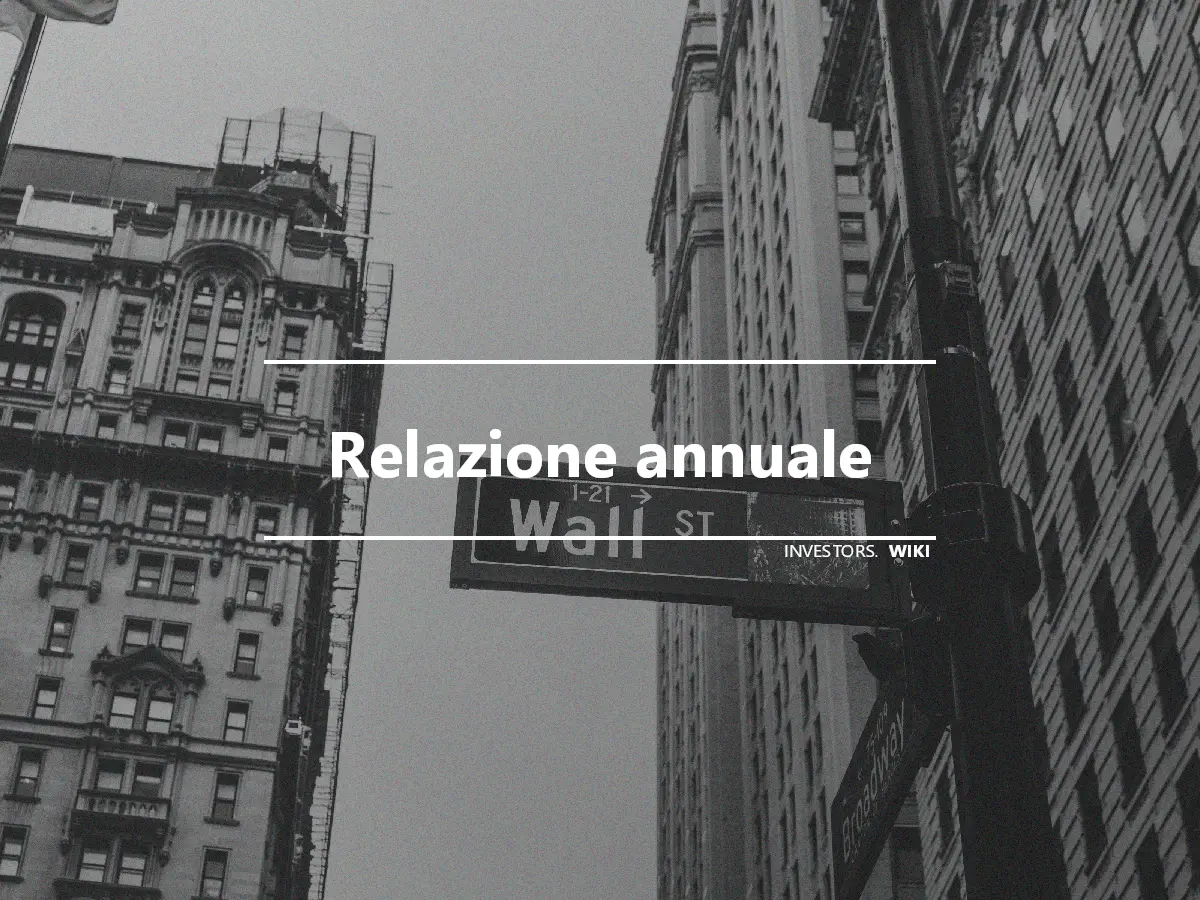 Relazione annuale