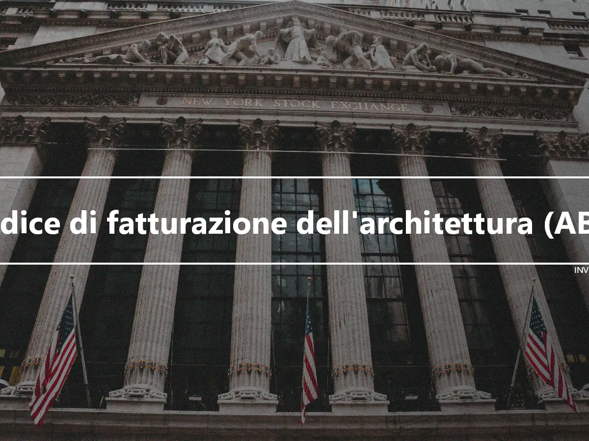 Indice di fatturazione dell'architettura (ABI)