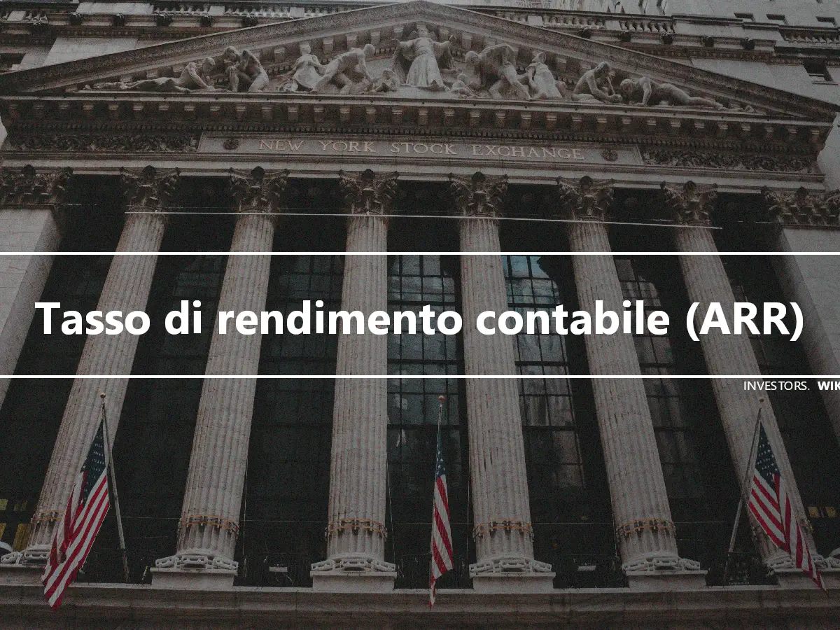 Tasso di rendimento contabile (ARR)