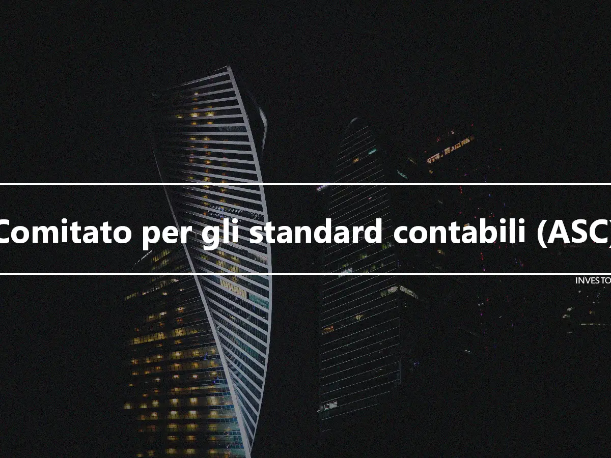 Comitato per gli standard contabili (ASC)