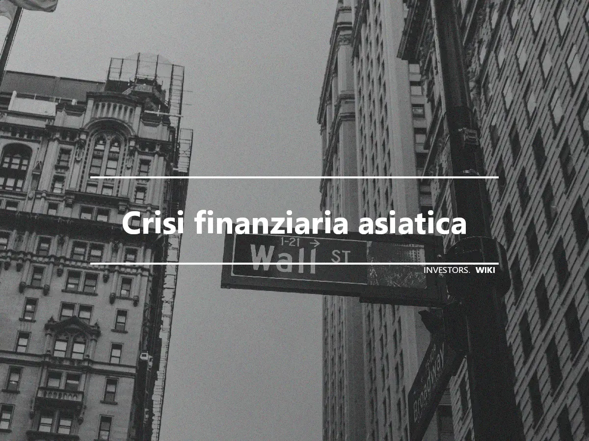 Crisi finanziaria asiatica