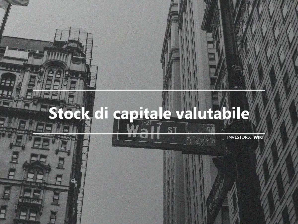 Stock di capitale valutabile