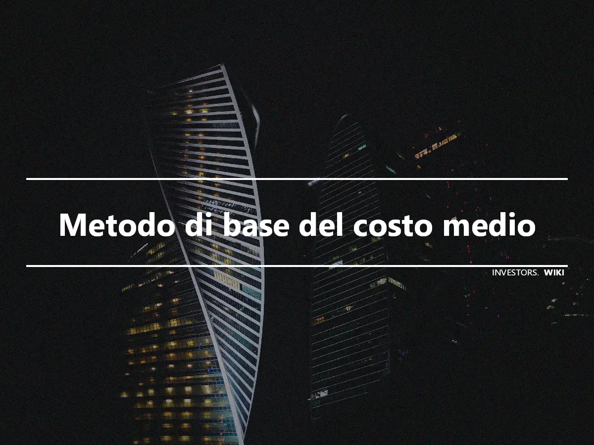 Metodo di base del costo medio