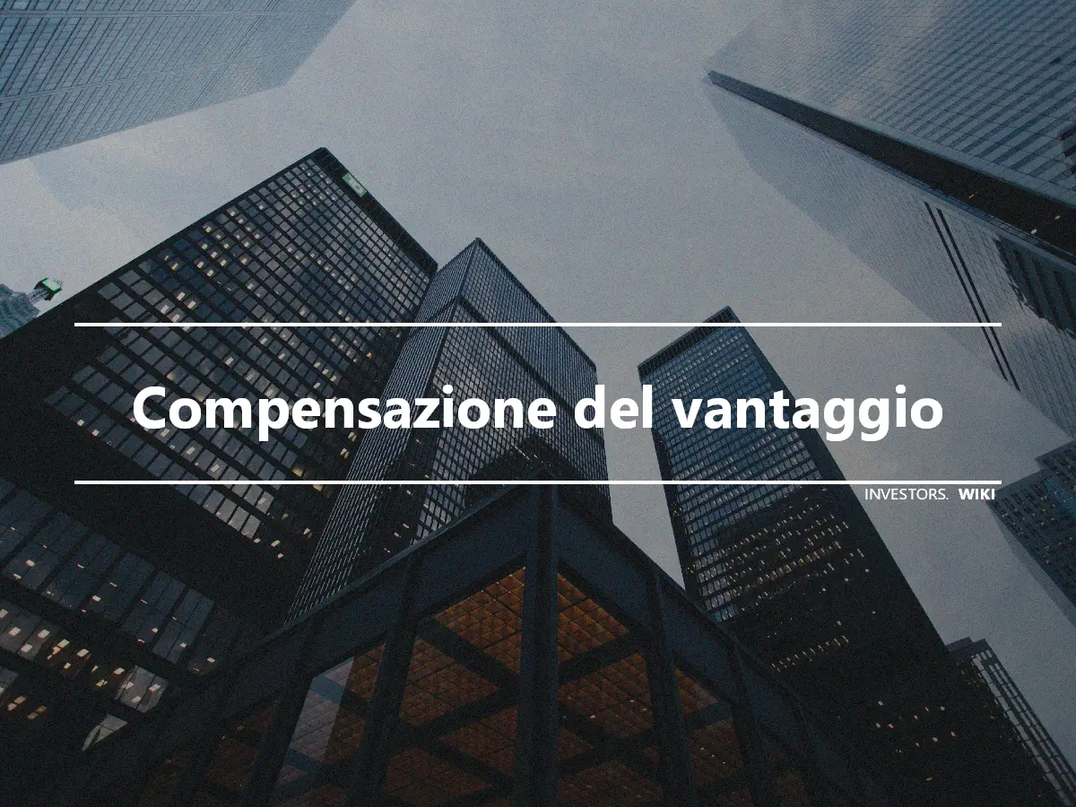 Compensazione del vantaggio