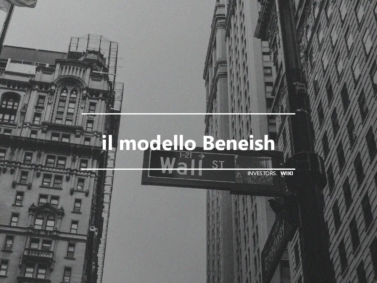 il modello Beneish