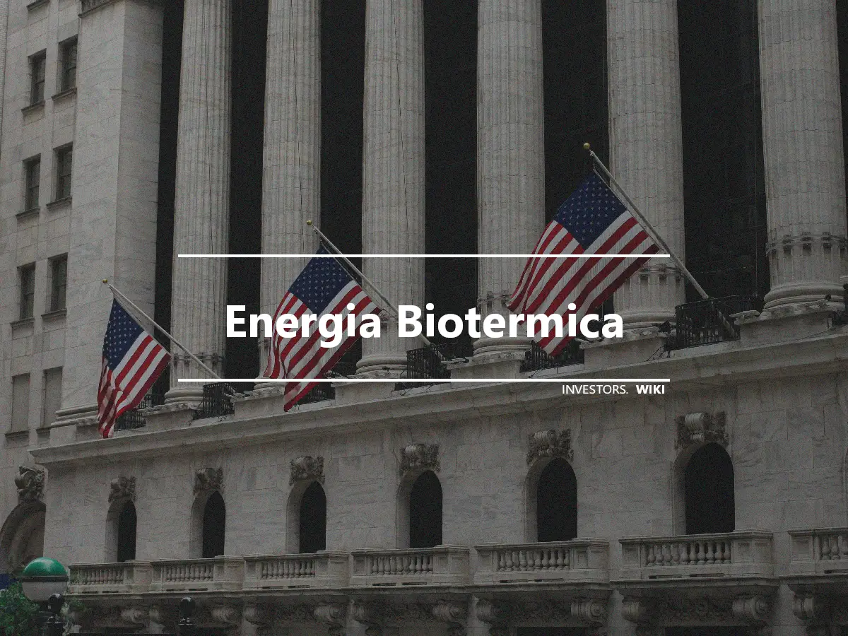 Energia Biotermica