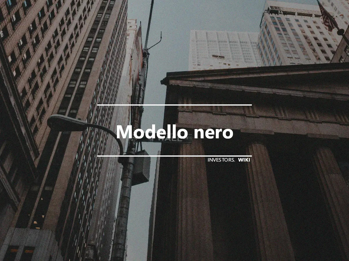 Modello nero