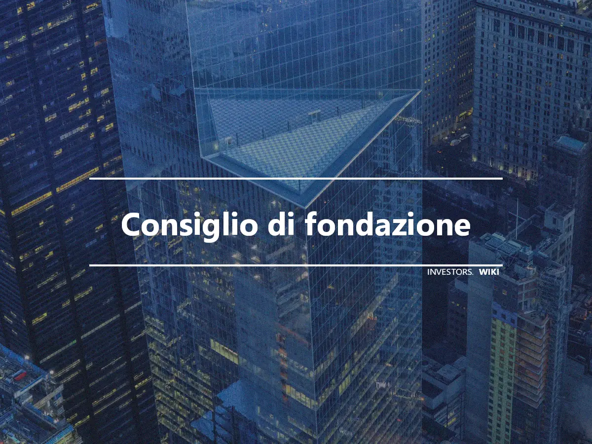 Consiglio di fondazione