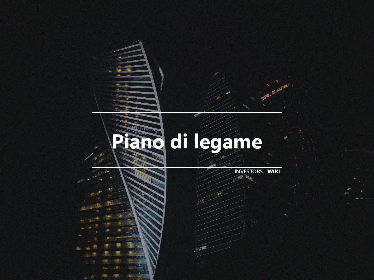 Piano di legame