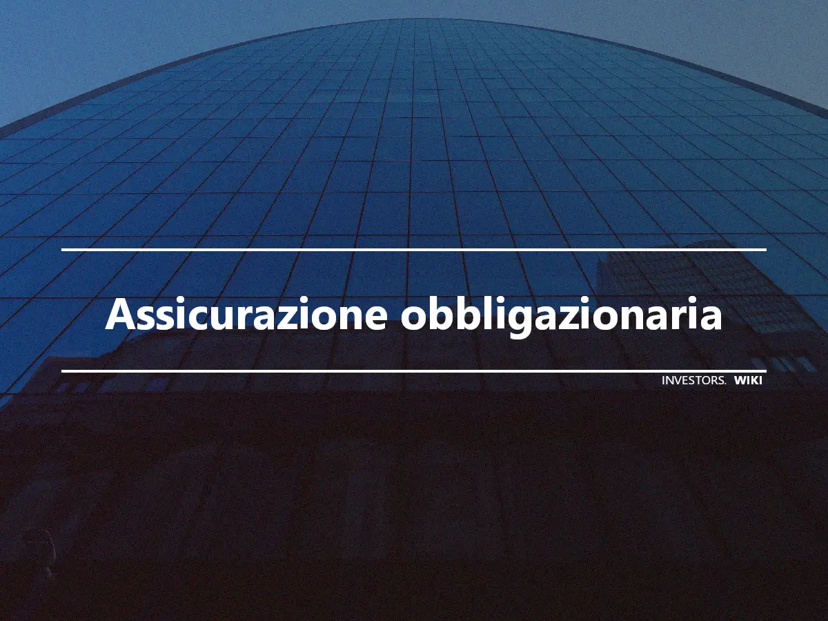 Assicurazione obbligazionaria