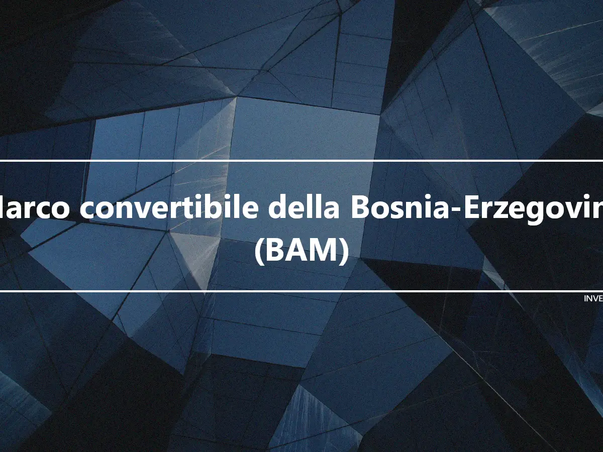 Marco convertibile della Bosnia-Erzegovina (BAM)