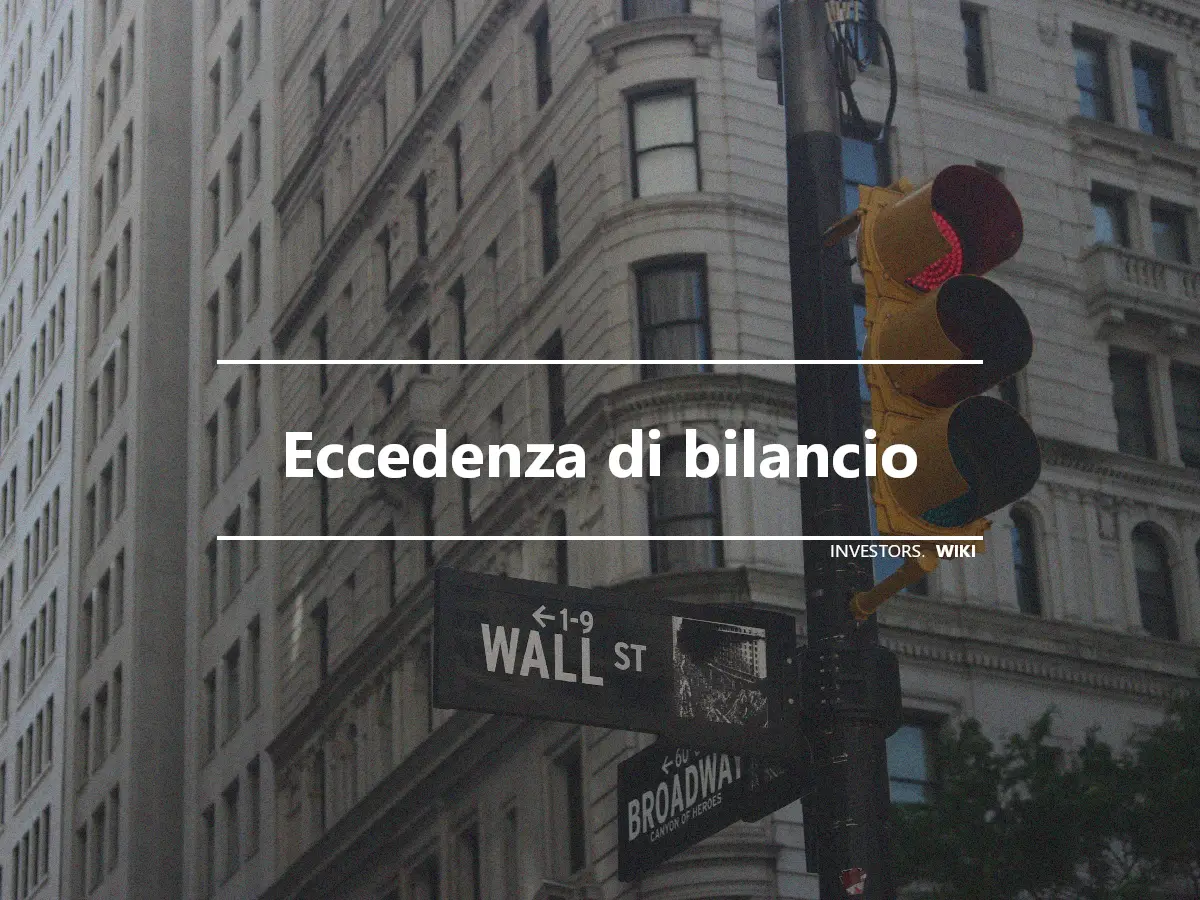 Eccedenza di bilancio