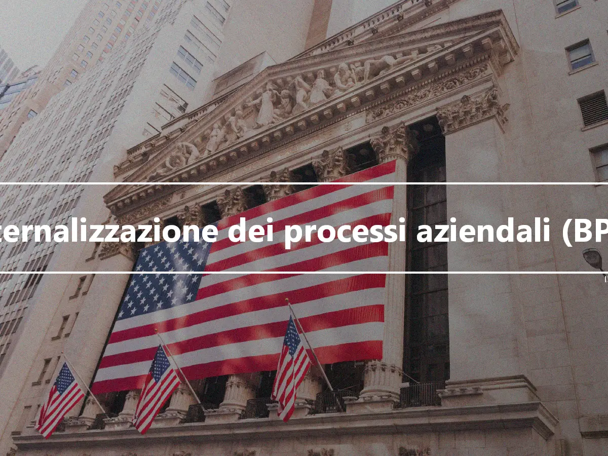 Esternalizzazione dei processi aziendali (BPO)