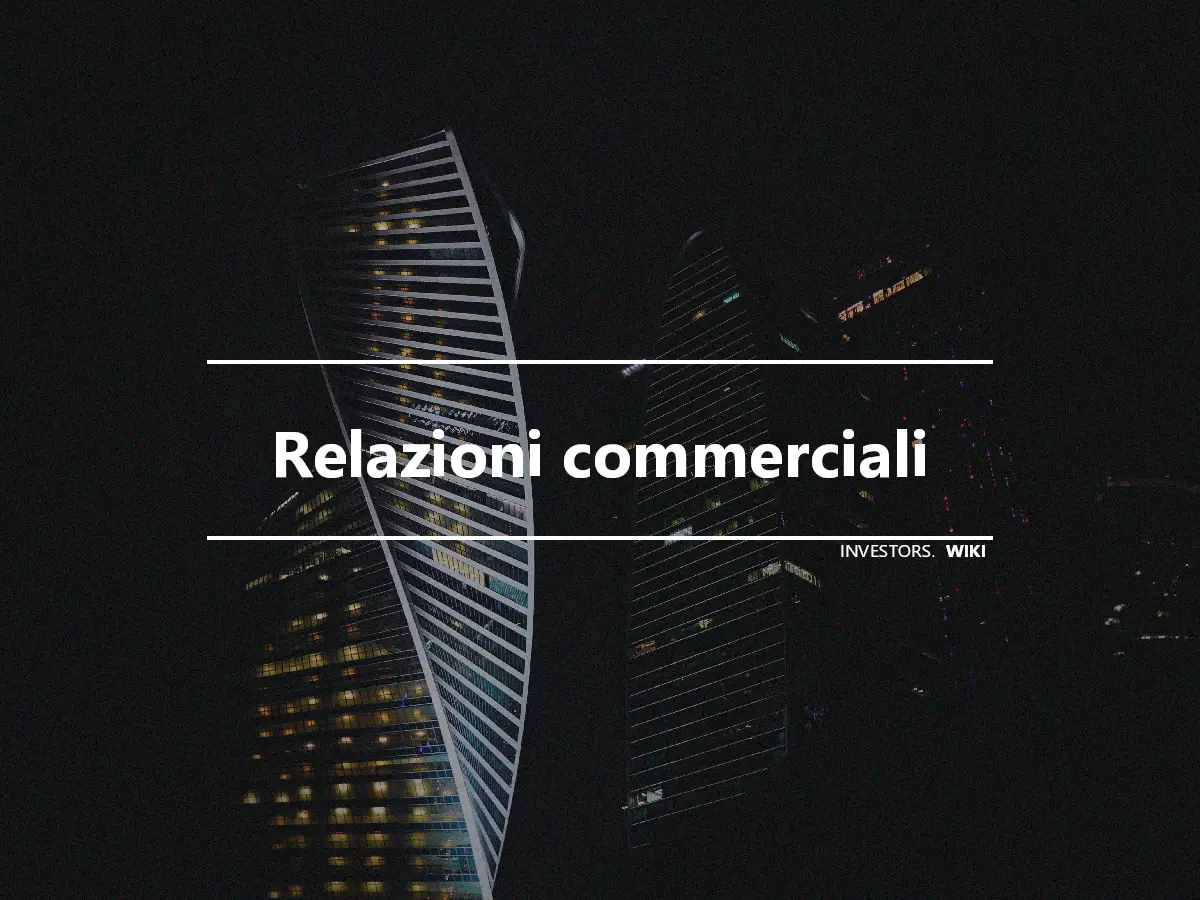 Relazioni commerciali