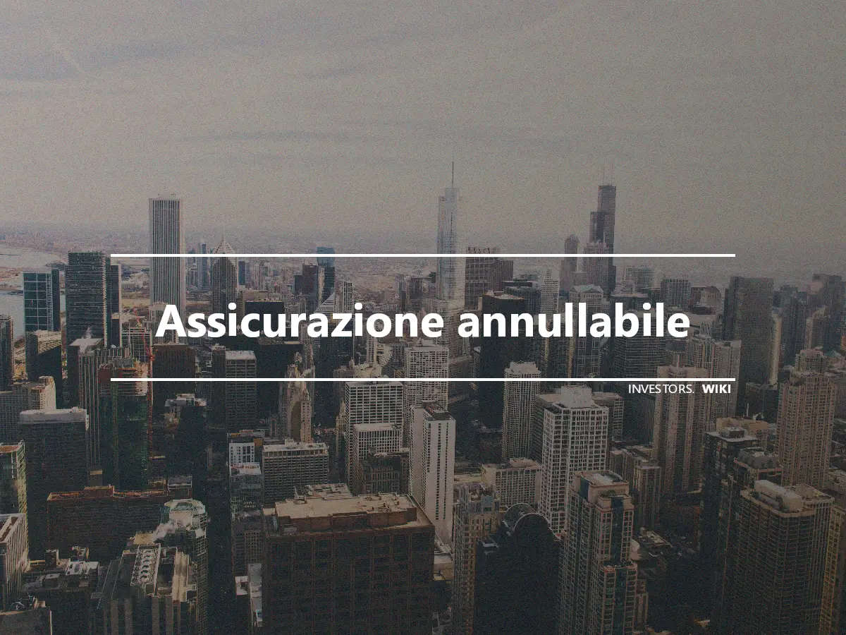 Assicurazione annullabile