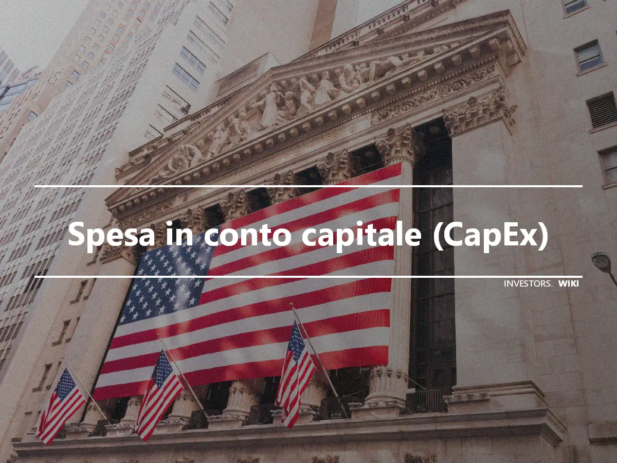 Spesa in conto capitale (CapEx)
