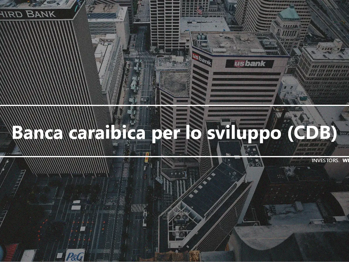 Banca caraibica per lo sviluppo (CDB)