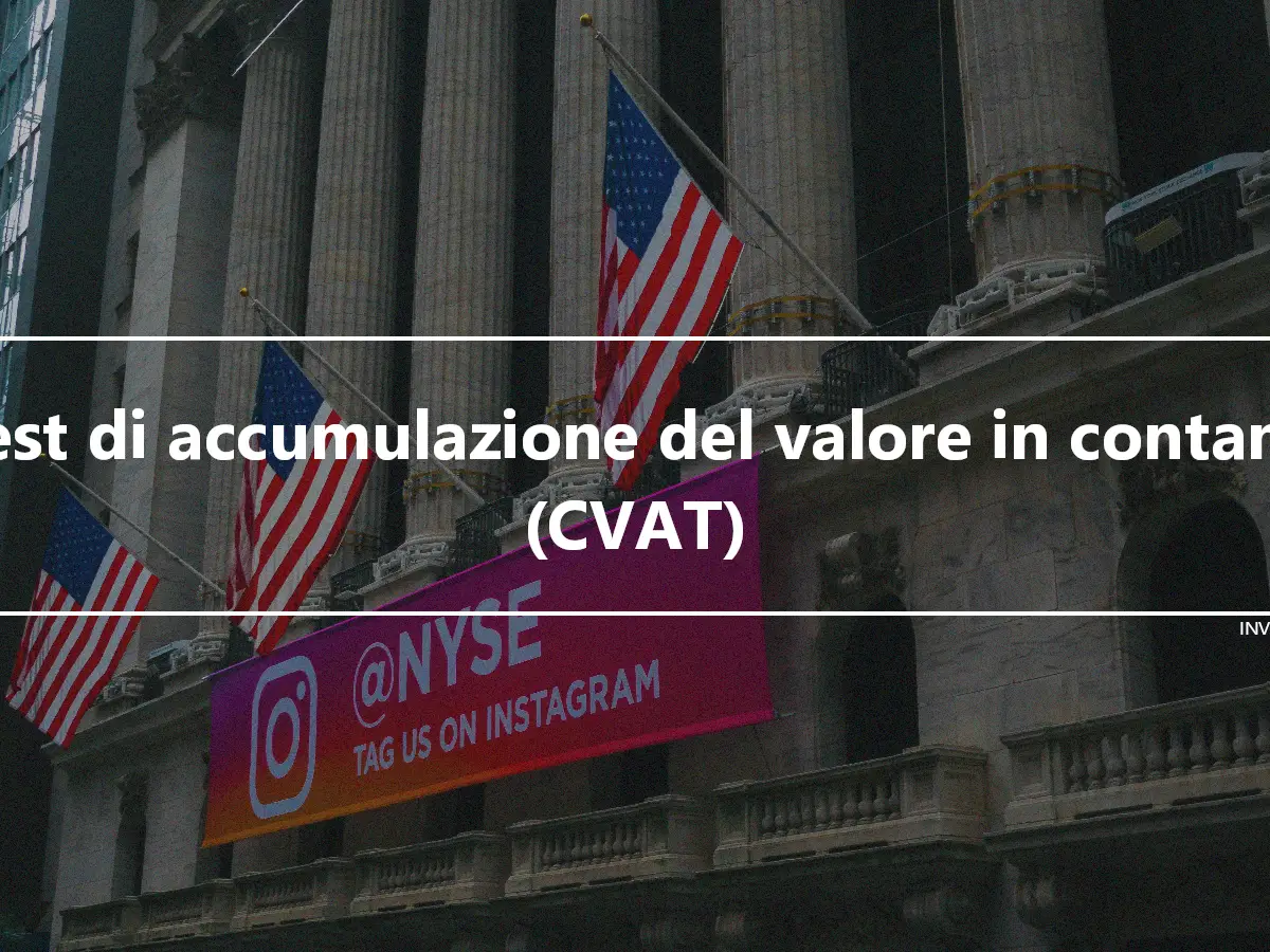 Test di accumulazione del valore in contanti (CVAT)