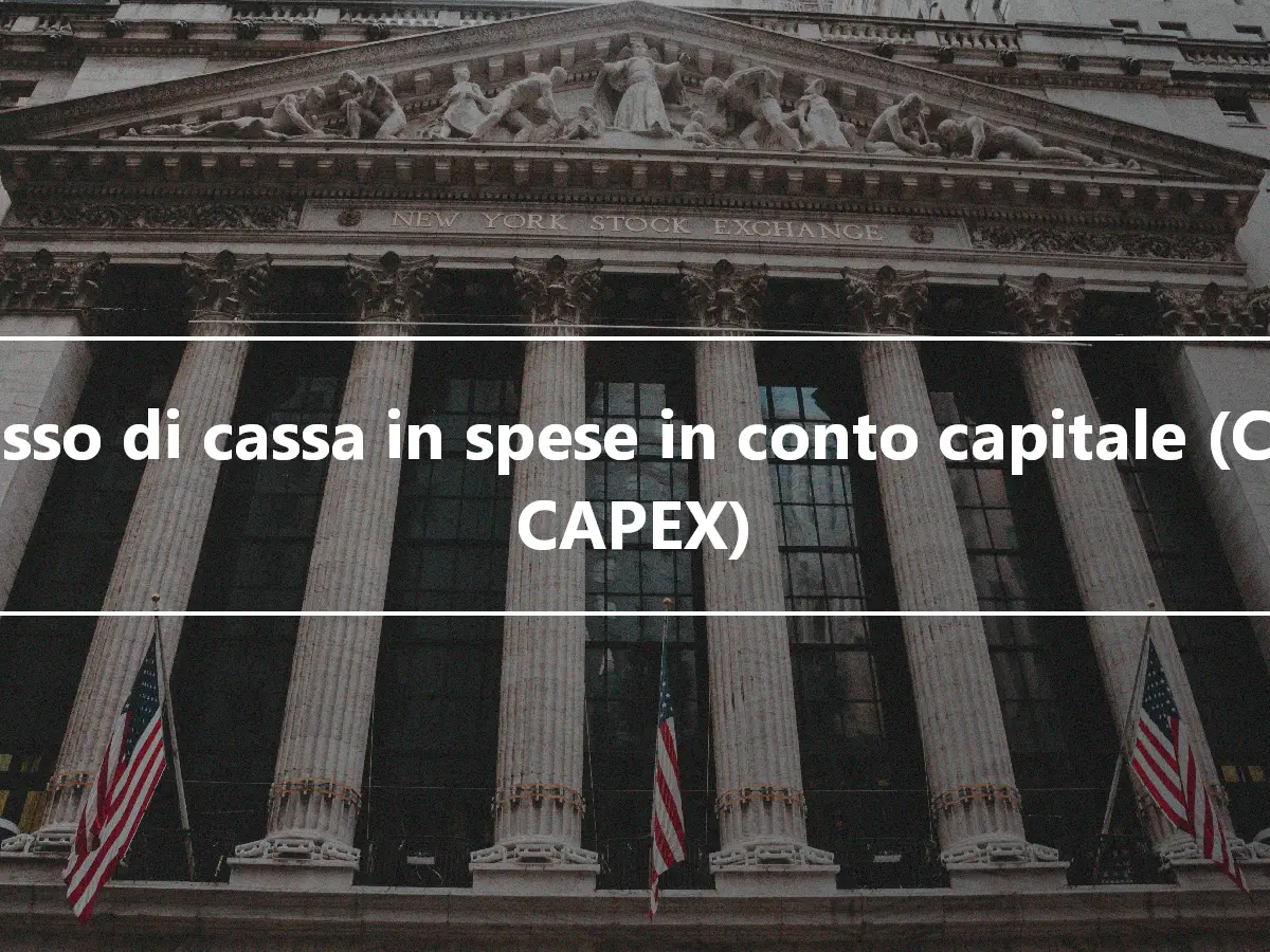 Flusso di cassa in spese in conto capitale (CF a CAPEX)