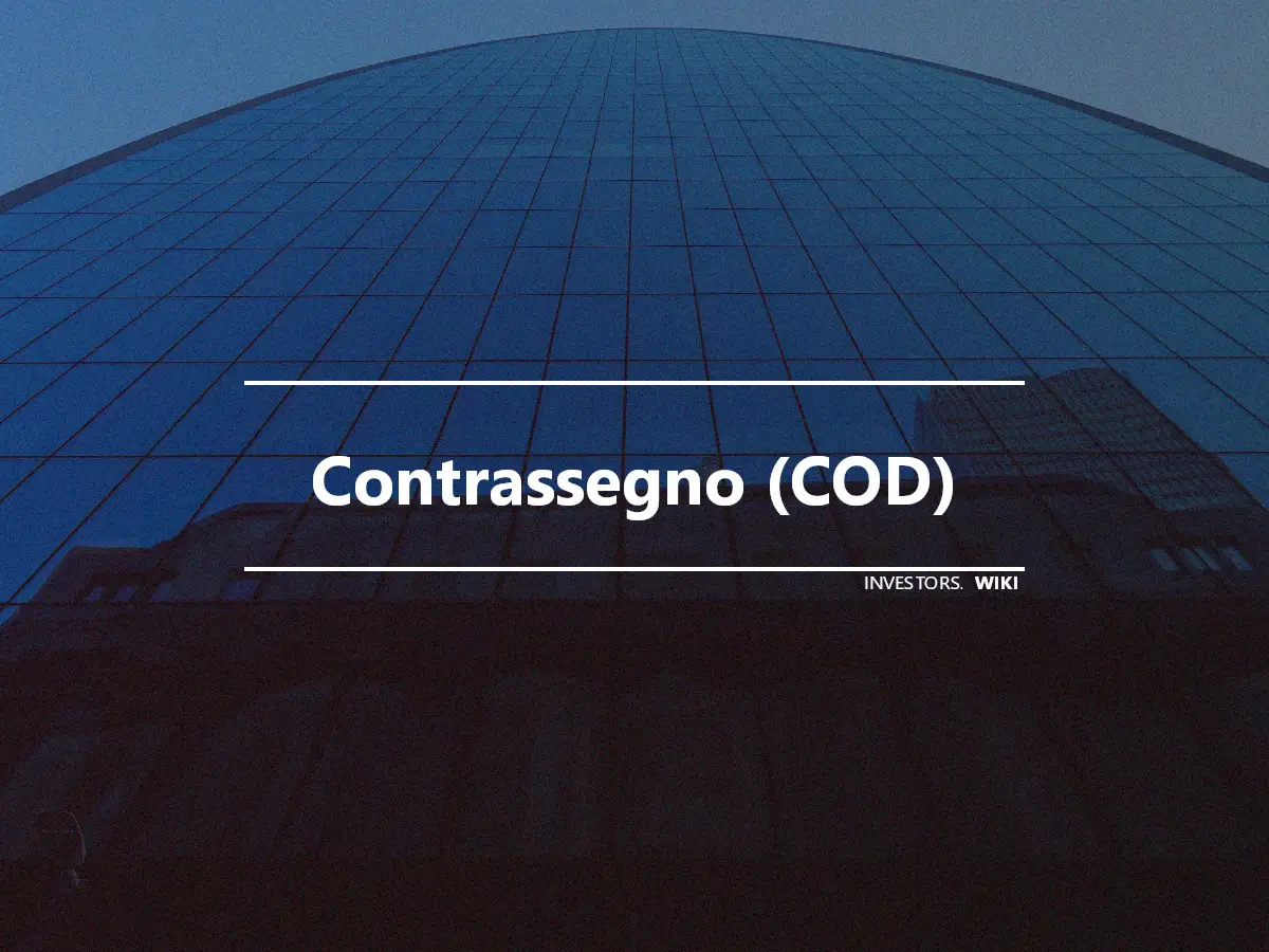 Contrassegno (COD)