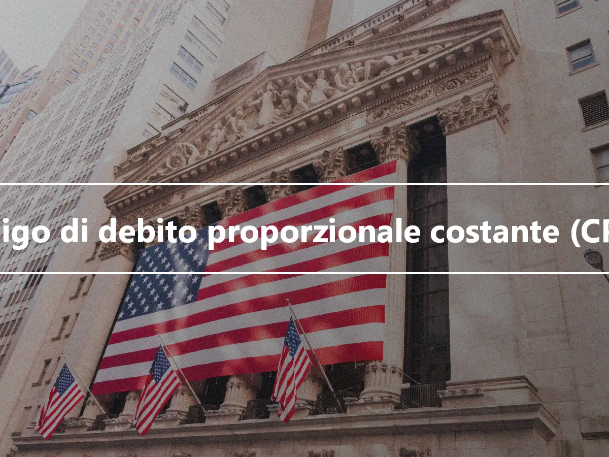 Obbligo di debito proporzionale costante (CPDO)