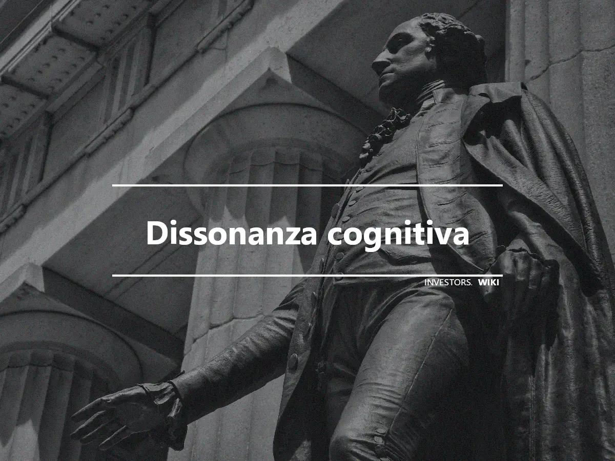 Dissonanza cognitiva