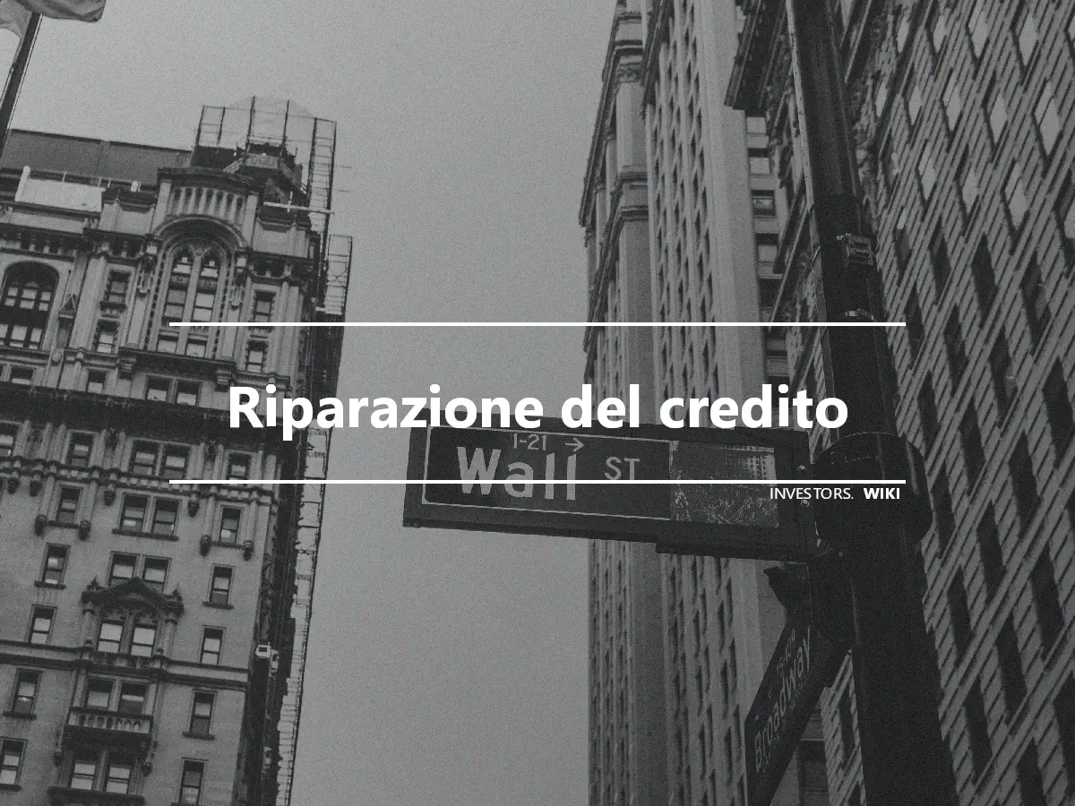 Riparazione del credito