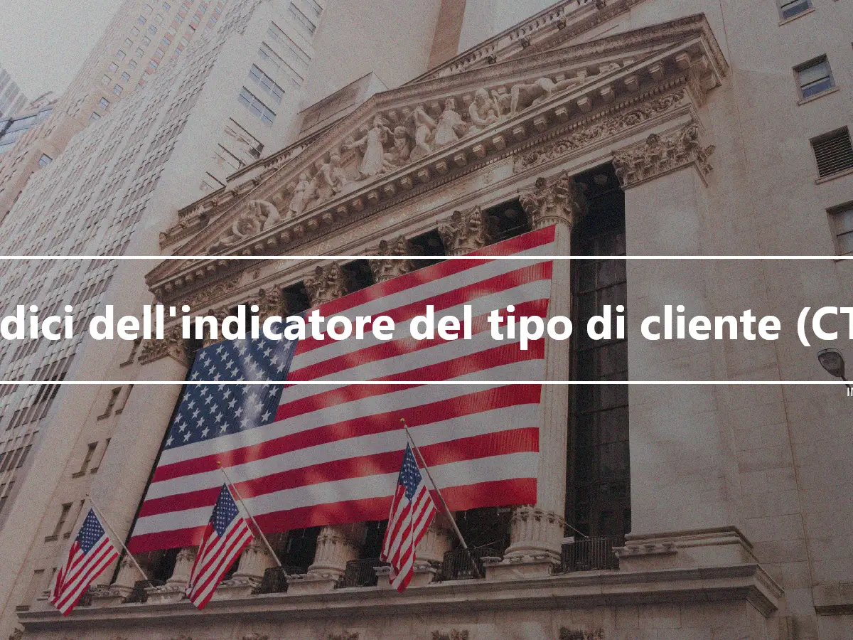 Codici dell'indicatore del tipo di cliente (CTI).