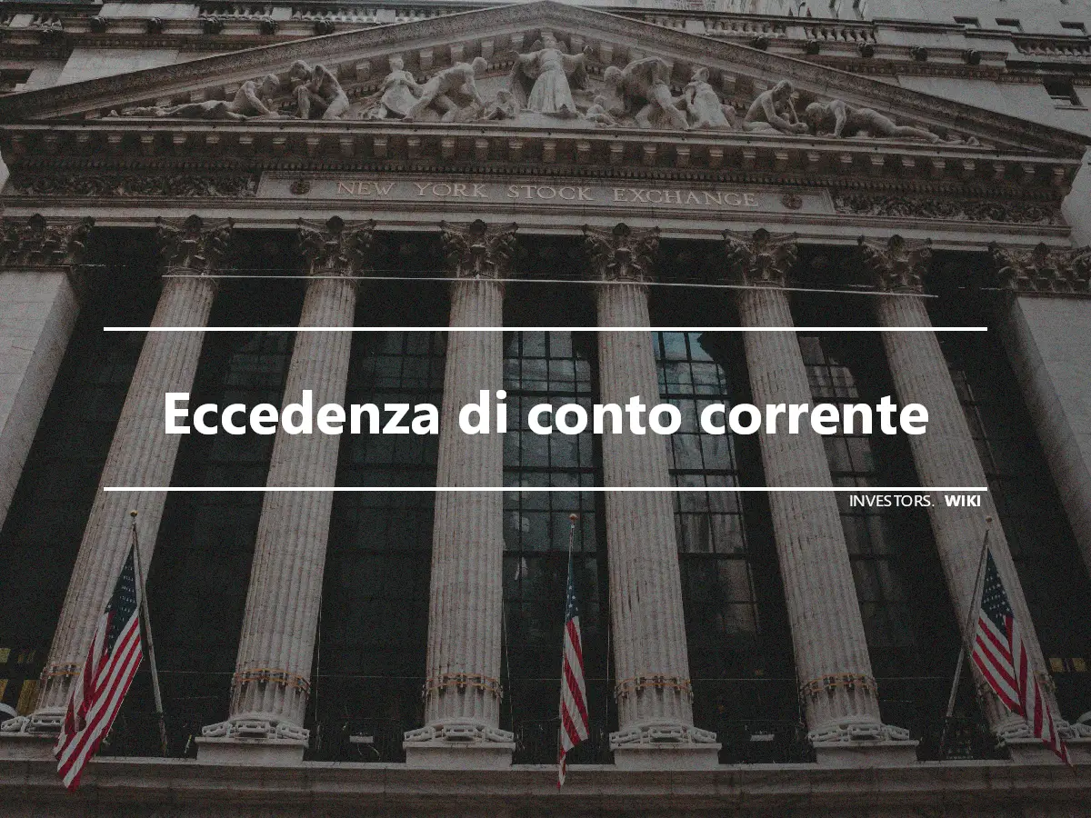 Eccedenza di conto corrente