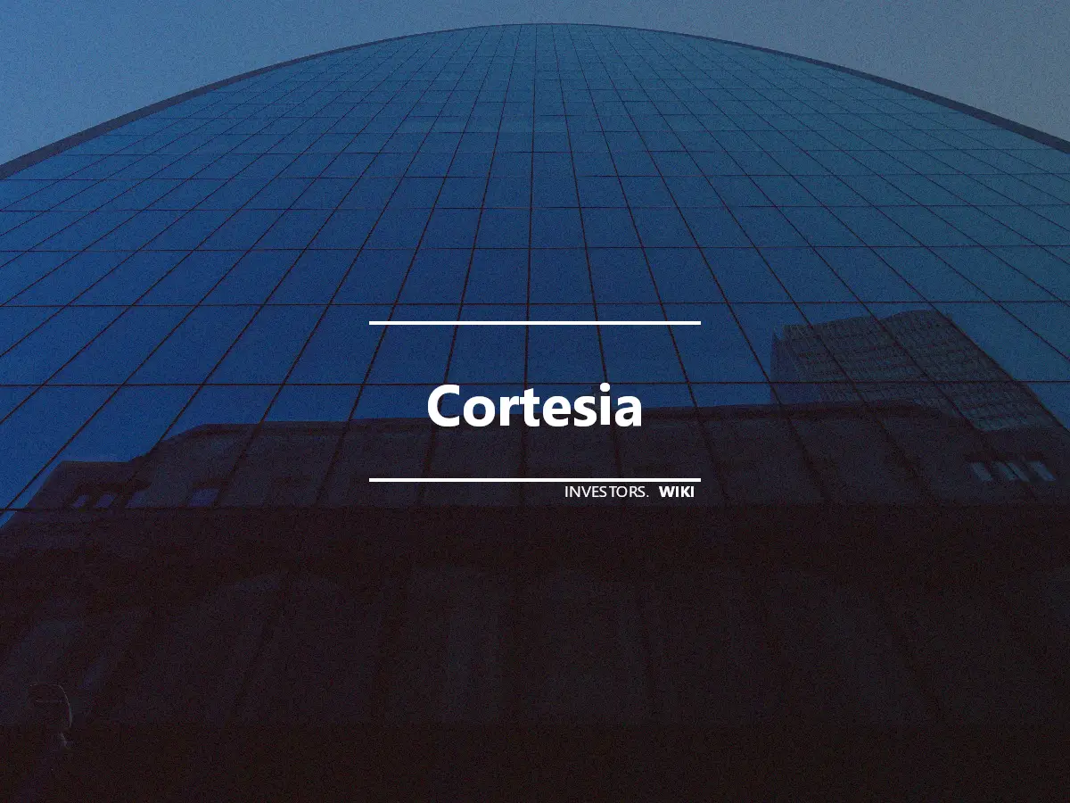 Cortesia