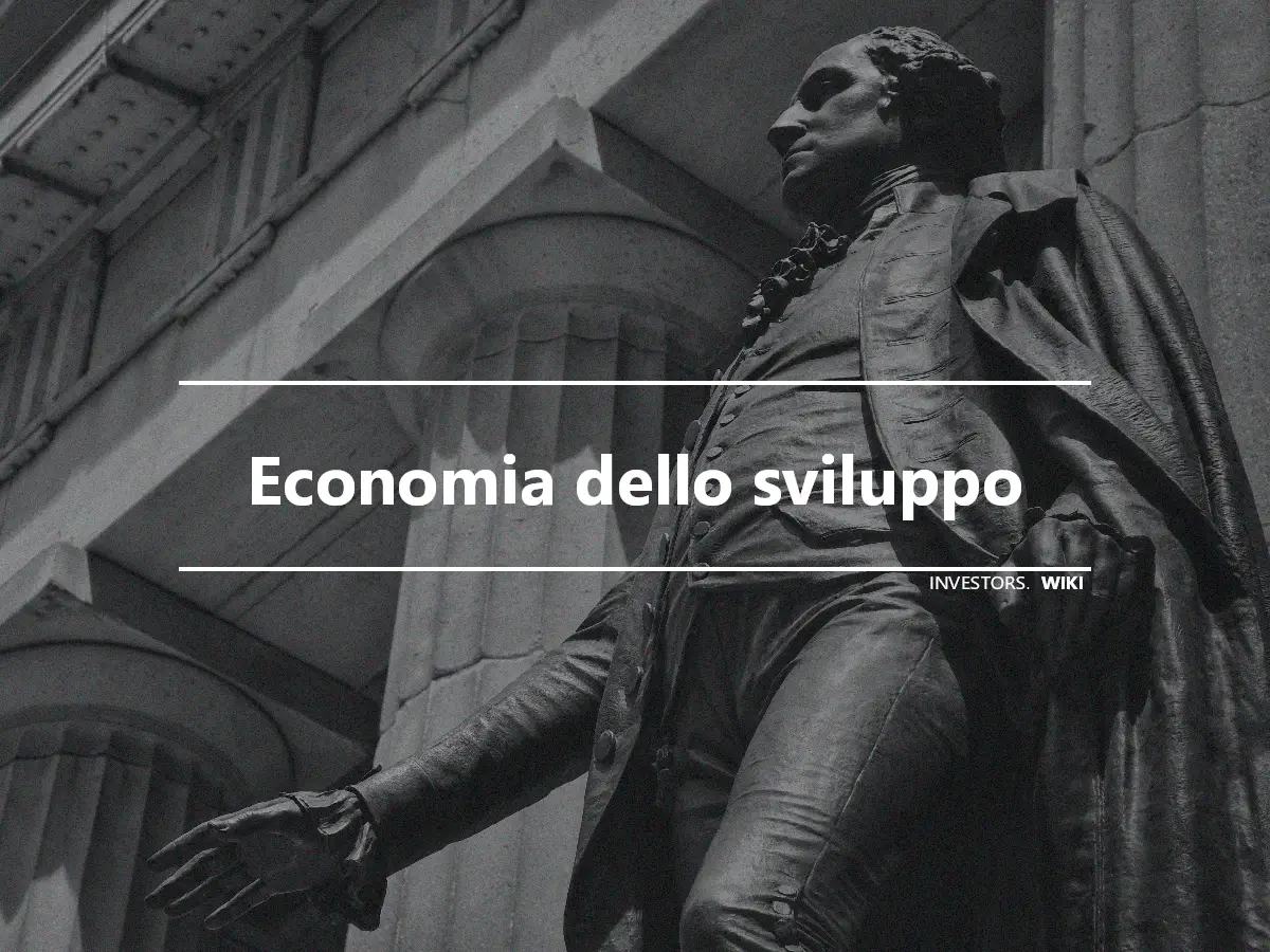 Economia dello sviluppo