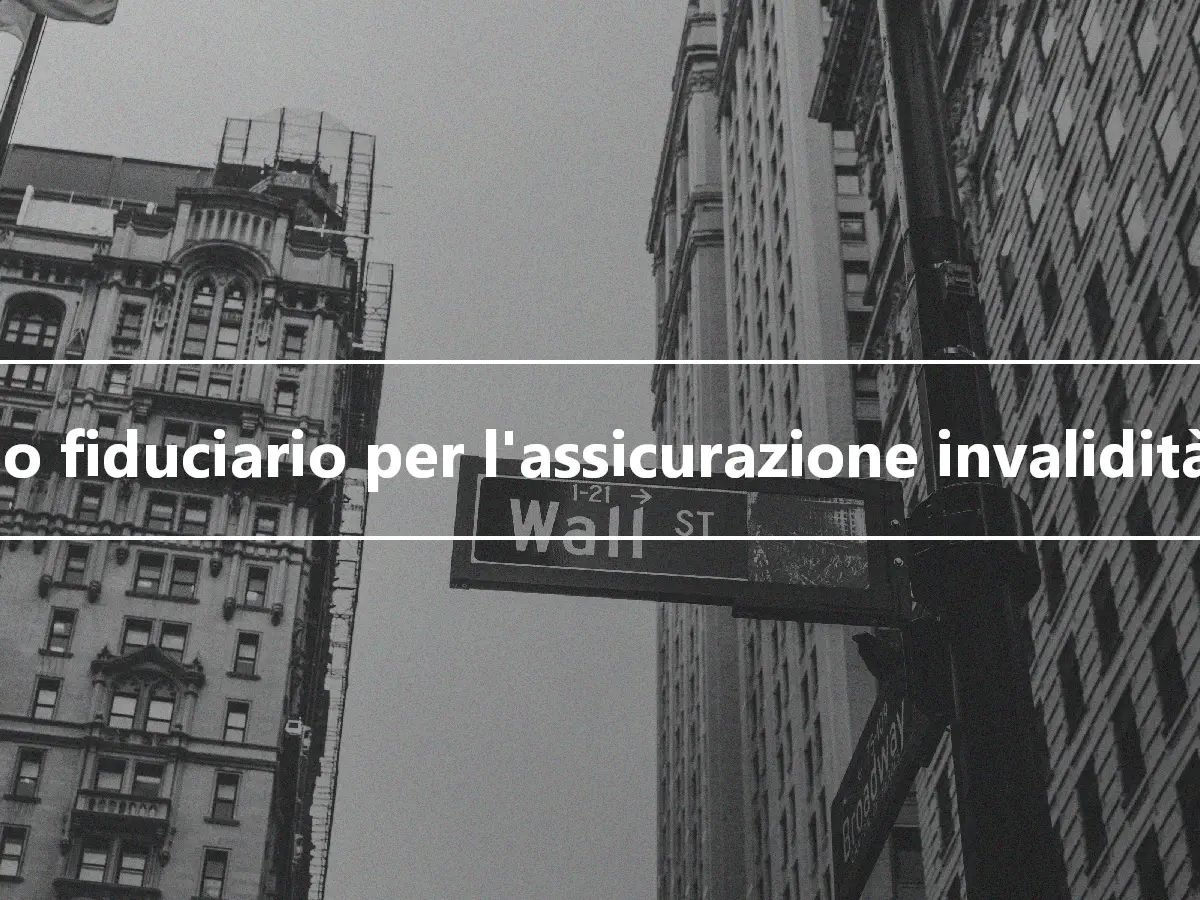 Fondo fiduciario per l'assicurazione invalidità (DI)