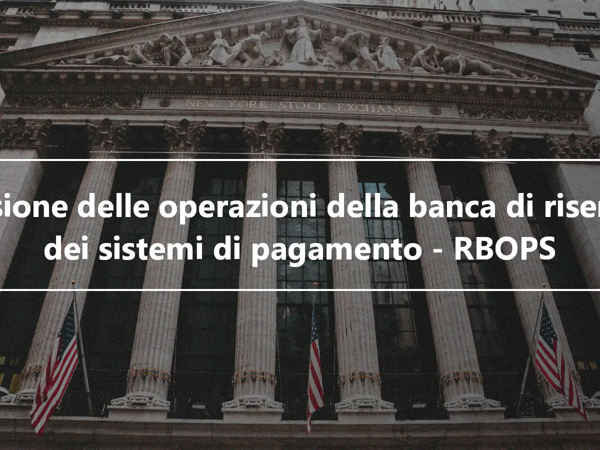 Divisione delle operazioni della banca di riserva e dei sistemi di pagamento - RBOPS