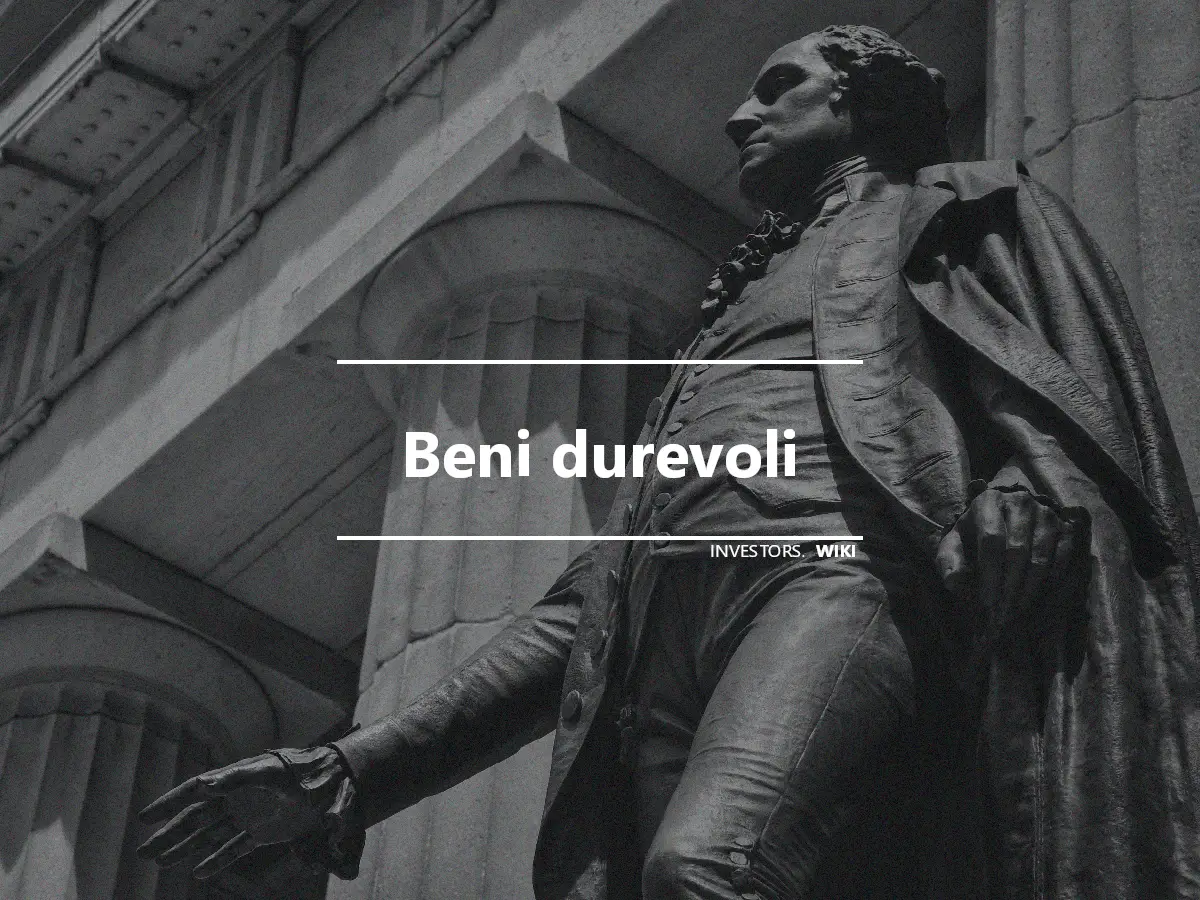 Beni durevoli