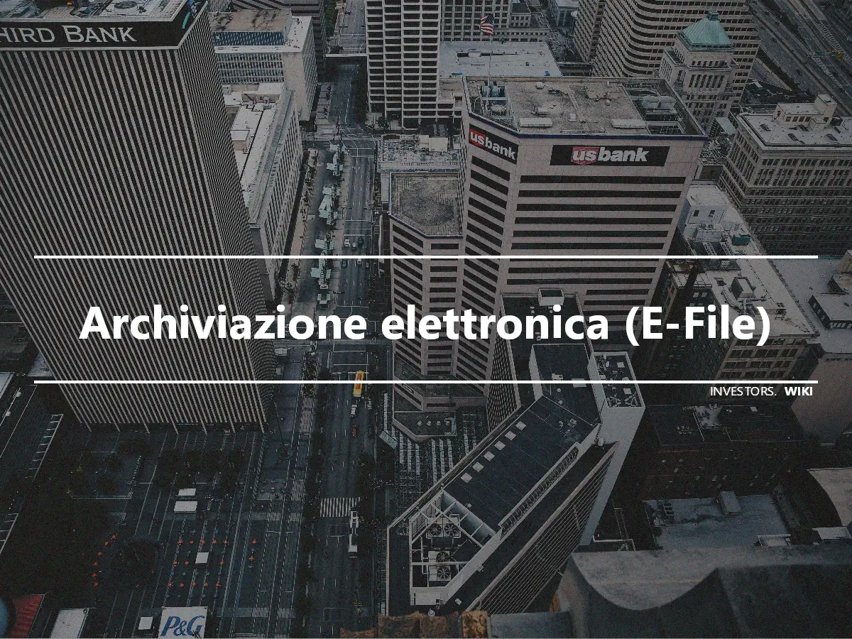 Archiviazione elettronica (E-File)