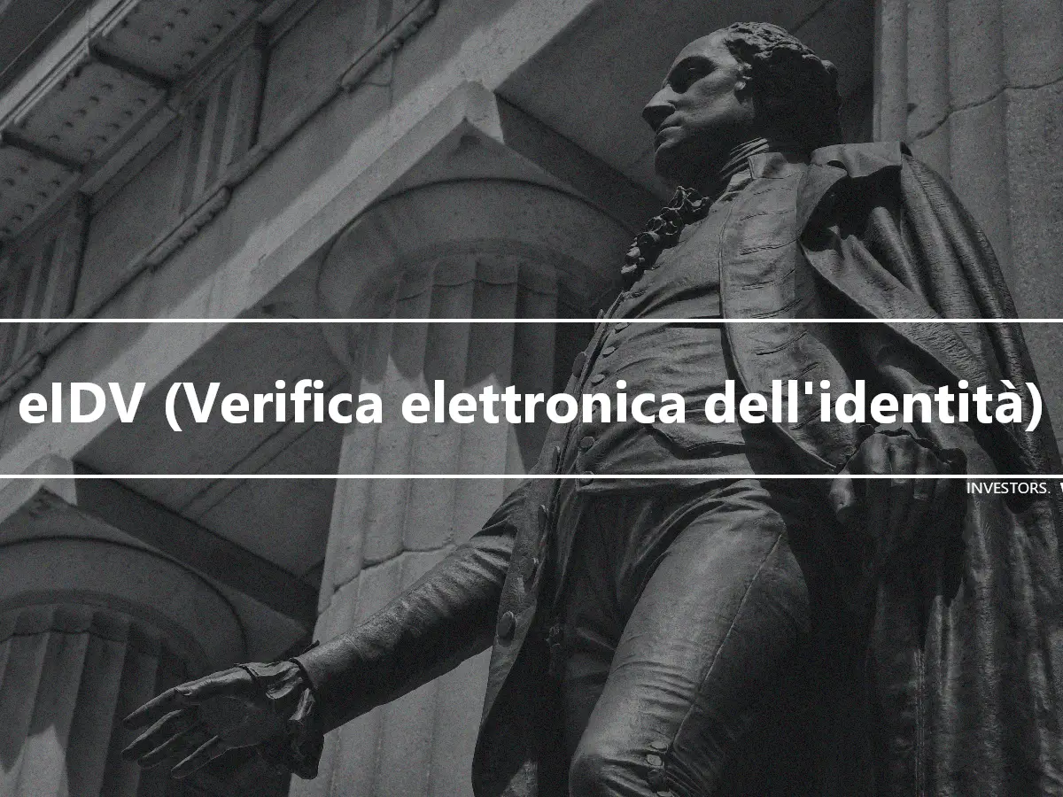 eIDV (Verifica elettronica dell'identità)