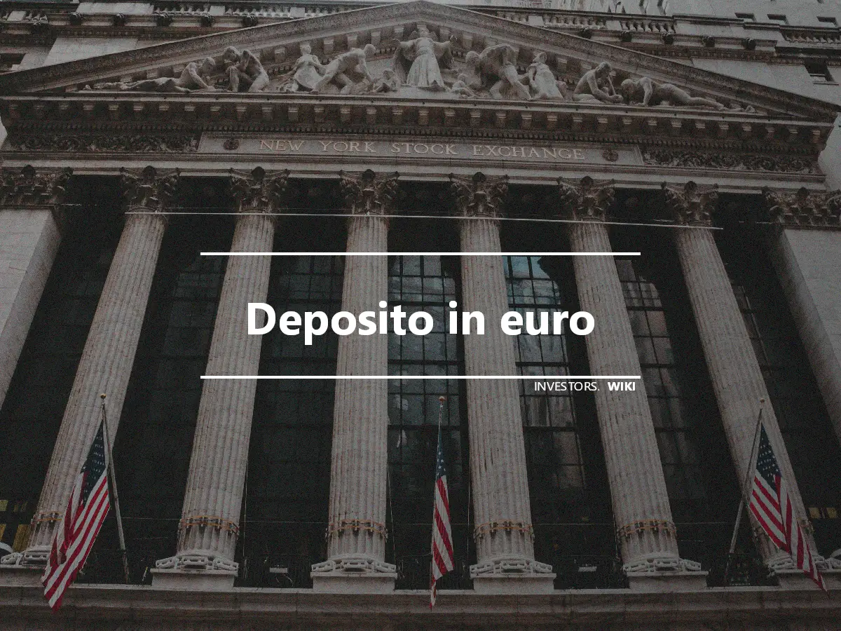 Deposito in euro