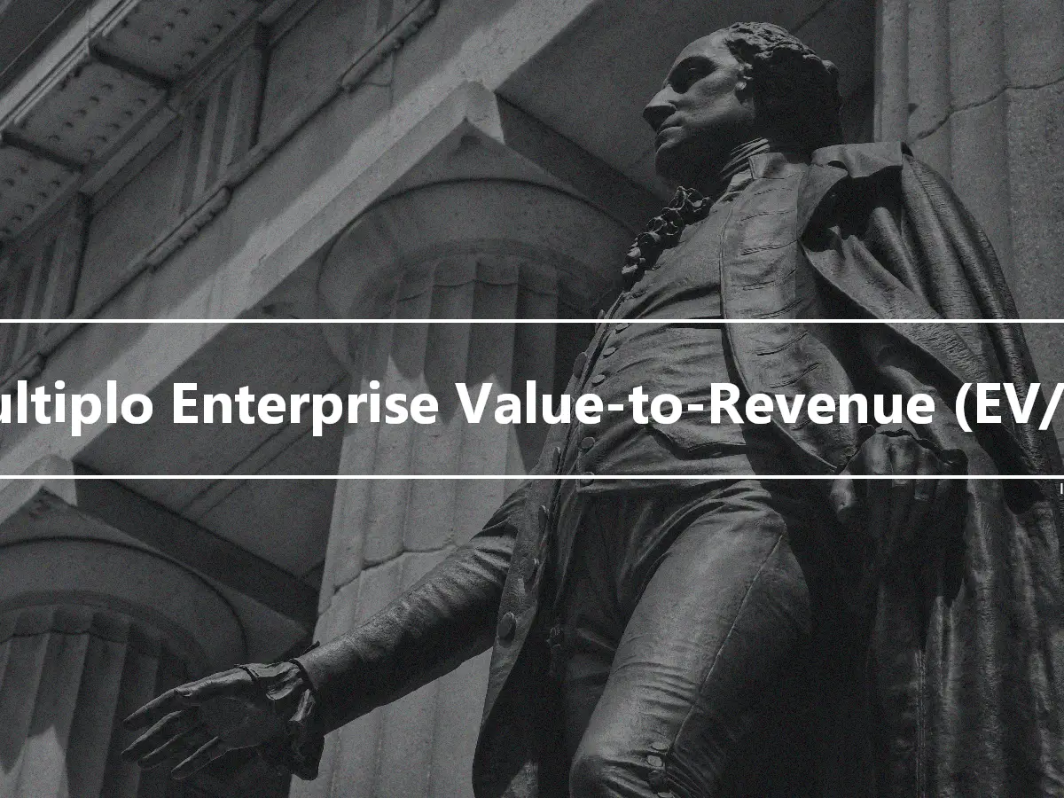 Multiplo Enterprise Value-to-Revenue (EV/R).
