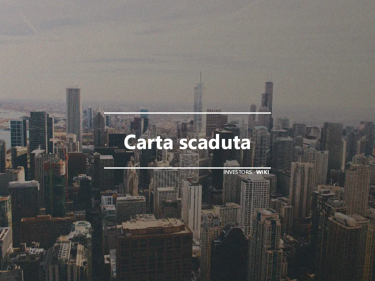 Carta scaduta