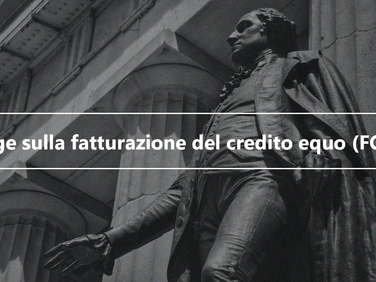 Legge sulla fatturazione del credito equo (FCBA)