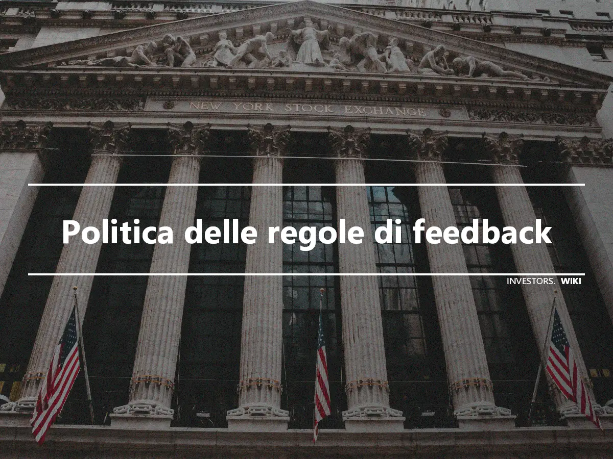 Politica delle regole di feedback