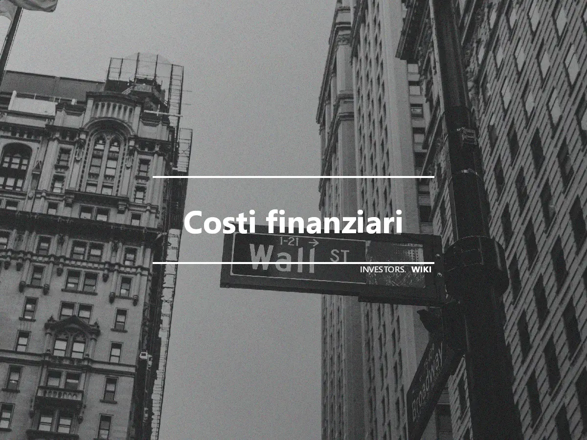 Costi finanziari