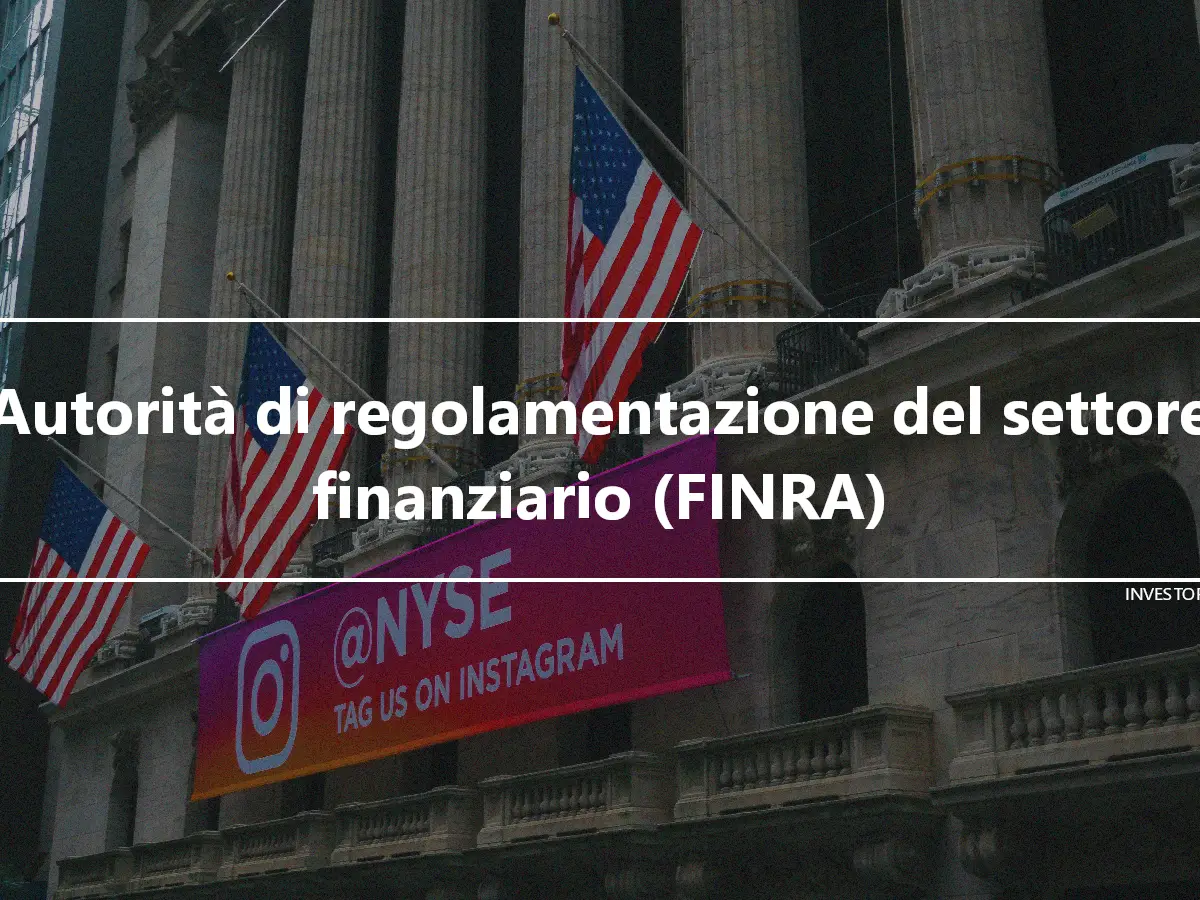 Autorità di regolamentazione del settore finanziario (FINRA)