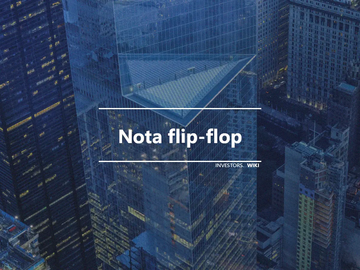 Nota flip-flop
