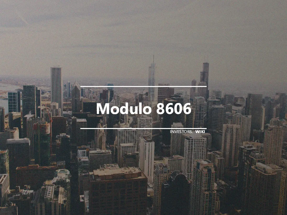 Modulo 8606